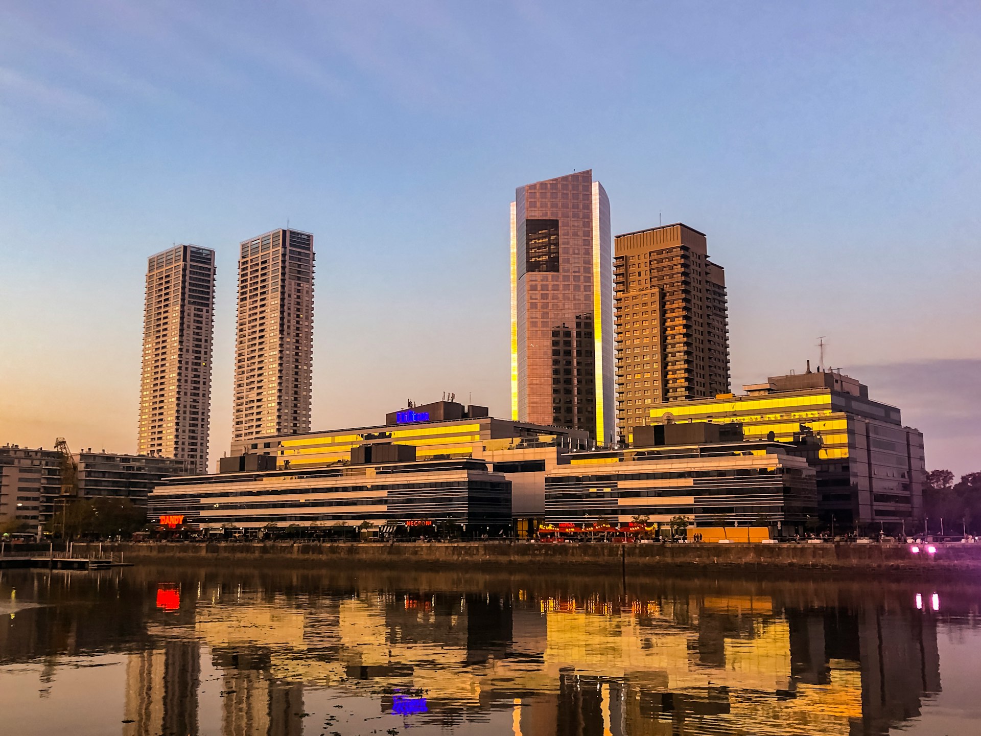 High-rise buildings in Puerto Madero, Buenos Aires